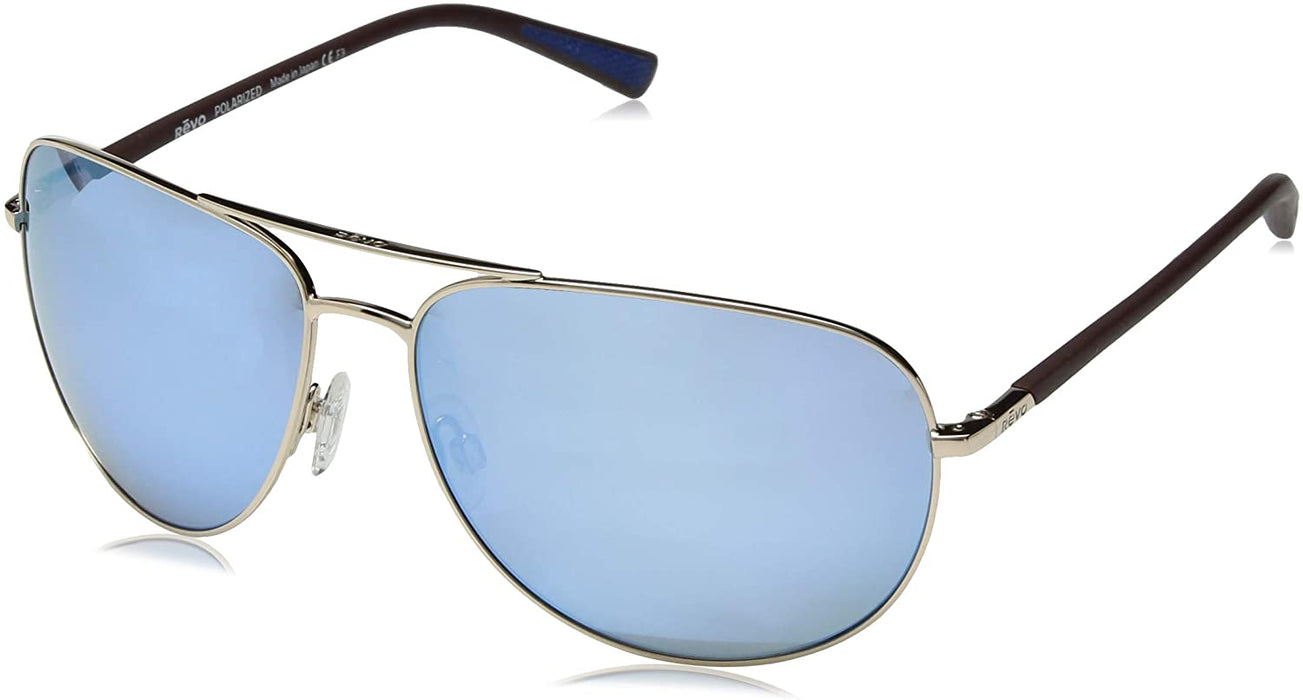Revo Polarized Sunglasses Tarquin Aviator Frame 61 mm