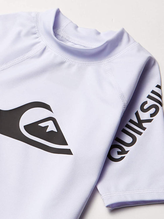 Quiksilver Boys' Big Time Short Sleeve Youth Rashguard Surf Shirt