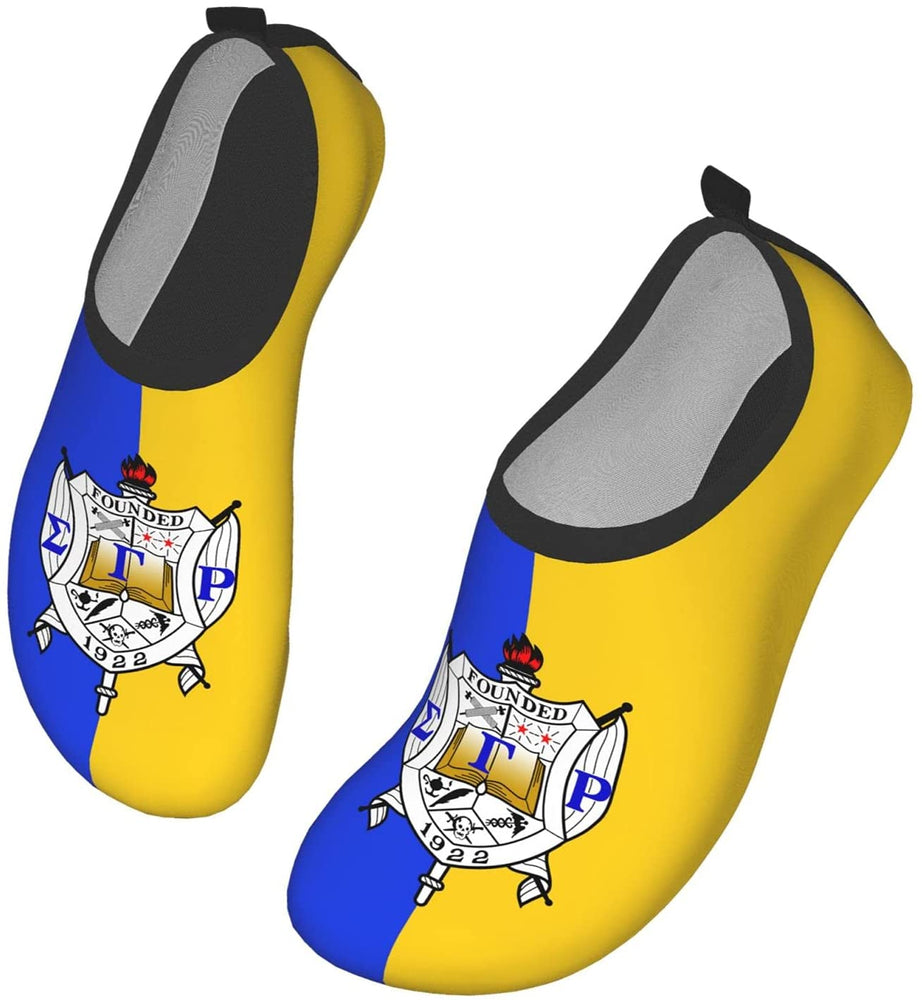 ZHUOBAIL S-ig_ma G_am-m_a R-ho 1922 SGR Sisterhood Water Shoes Barefoot Aqua Yoga Socks Quick-Dry Beach Swim Surf Shoes Slip-on for Men Women 44/45