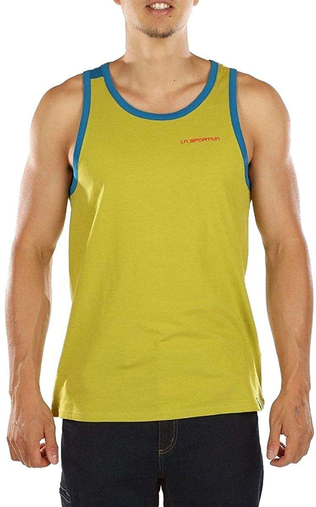 La Sportiva Shimmy Tank Top - Men's Kiwi/Neptune, XL