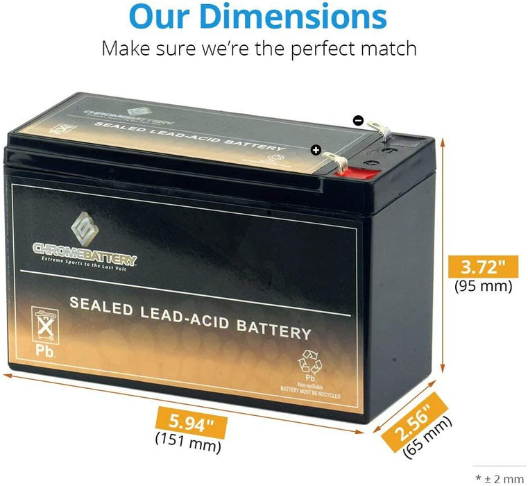 Garmin Striker Plus 4 with Dual-Beam transducer, 010-01870-00 Bundle with SLA Replacement Battery for 12V 7AH- SLA Battery Piranha MAX 160 Fish Finder- Chrome Battery