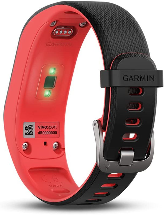 Garmin Vivosport Smart Activity Tracker with Wrist-Based Heart Rate and GPS - Pink (Fuchia), Small