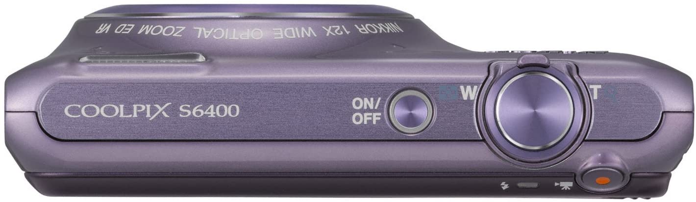 Nikon COOLPIX S6400 16 MP Digital Camera with 12x Optical Zoom and 3-inch LCD (Silver) (OLD MODEL)
