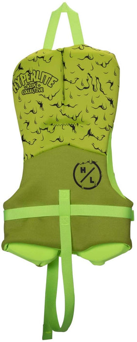 Hyperlite Indy Toddler CGA Kids Wakeboard Vest Green Toddler (<30Lbs)