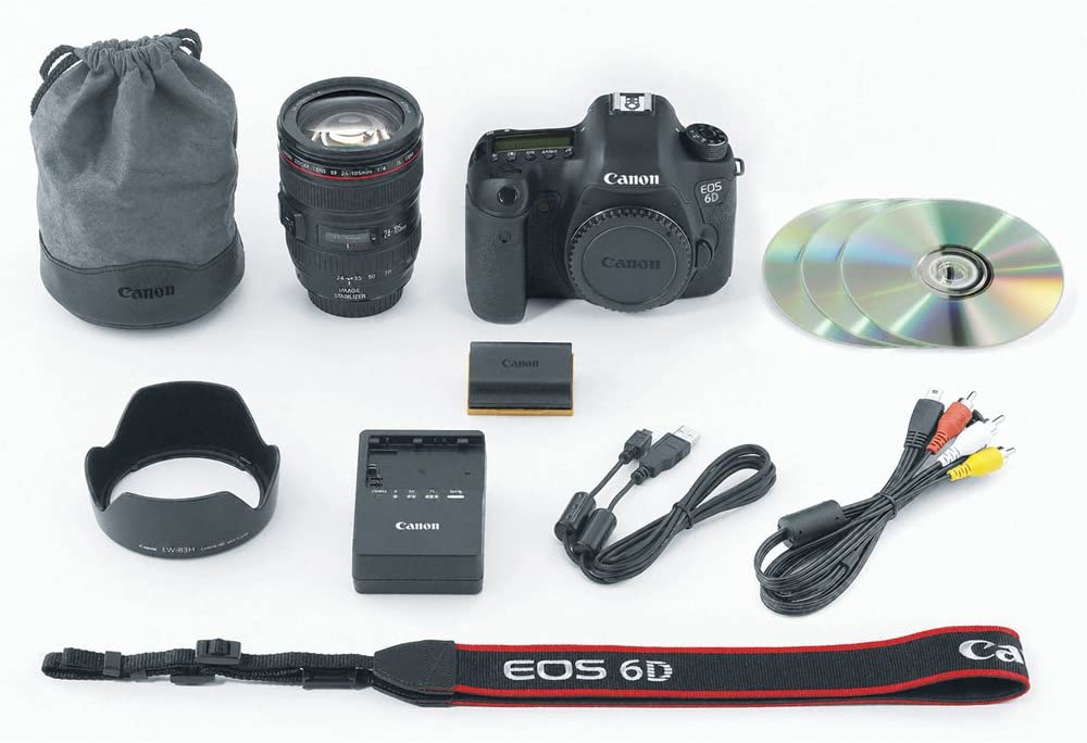 Canon EOS 6D 20.2 MP CMOS Digital SLR Camera with 3.0-Inch LCD (Body Only) - Wi-Fi Enabled