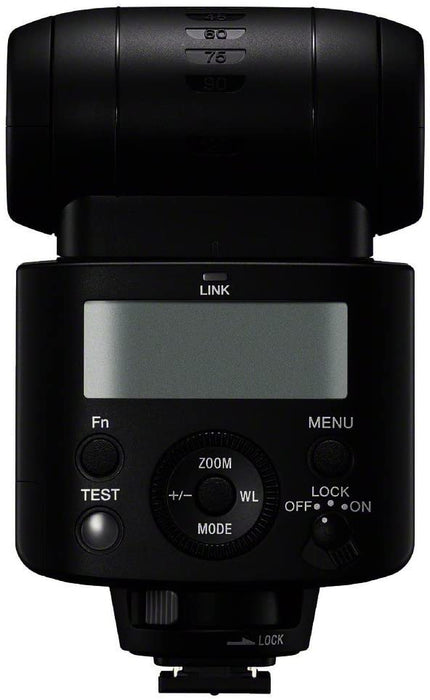 Sony HVL-F45RM Compact, Radio-Controlled Gn 45 Camera Flash with 1" Display, Black
