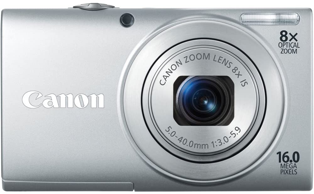 Canon PowerShot A4000IS 16.0 MP Digital Camera with 8x Optical Image Stabilized Zoom 28mm Wide-Angle Lens with 720p HD Video Recording and 3.0-Inch LCD (Black)