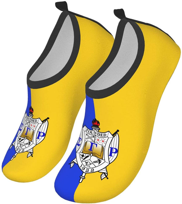 ZHUOBAIL S-ig_ma G_am-m_a R-ho 1922 SGR Sisterhood Water Shoes Barefoot Aqua Yoga Socks Quick-Dry Beach Swim Surf Shoes Slip-on for Men Women 44/45