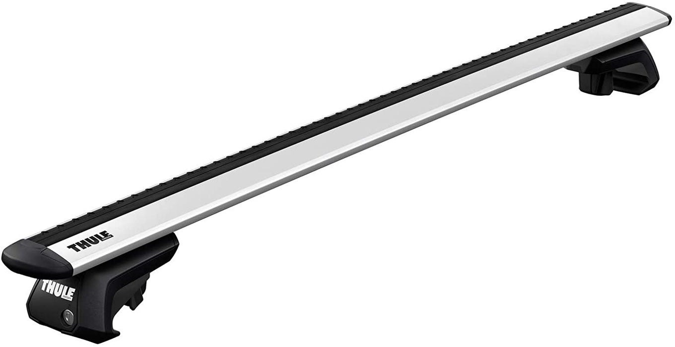 Thule 710400 Roof Racks, Evo Raised Rail, Black, Set of 4