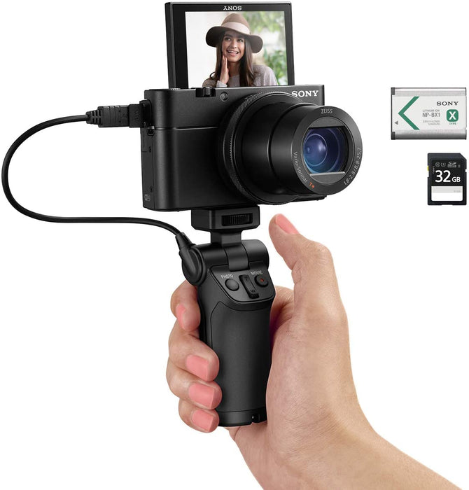 Sony Cyber-Shot DSC-RX100 V 20.1 MP Digital Still Camera with 3" OLED, flip Screen, WiFi
