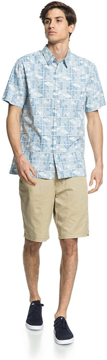 Quiksilver Men's Flower Block Woven