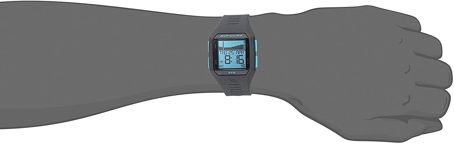 Rip Curl Men's Quartz Sport Watch with Polyurethane Strap, Blue, 22.8 (Model: A1124BLT1SZ)