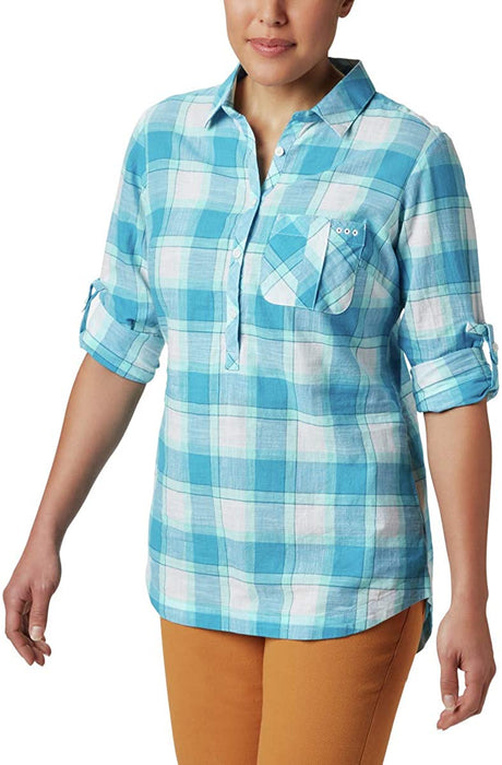Columbia Womens Coral Springs Ii Woven Long Sleeve