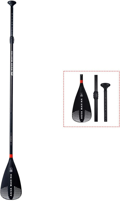 Aqua Marina Magma Inflatable Stand Up Paddle Board 10'10" (6" Thick) | Includes Double Action Pump, Magic Backpack, Slide-in Center Fin, Sports III Paddle, Safety Leash
