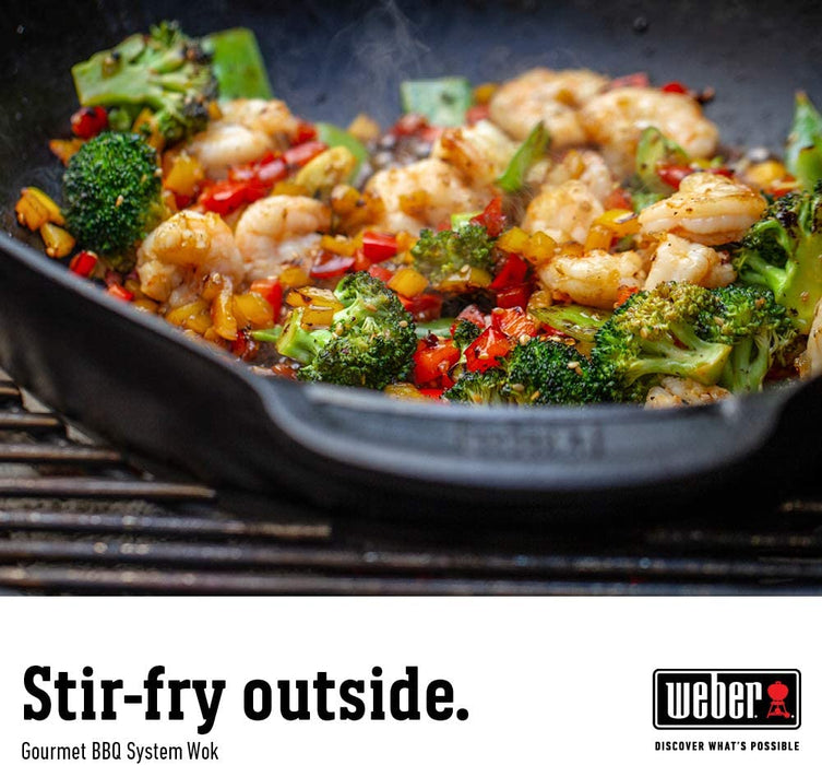 Weber 7425 Gourmet BBQ System Wok,Black