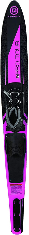 O'Brien Pro Tour Jr Girls 58" Slalom Ski w/Bindings, Pink