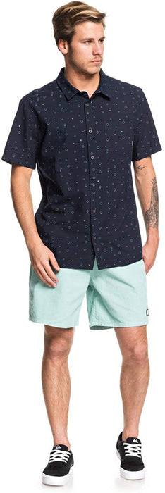 Quiksilver Men's Magnetic Roll Short Sleeve Woven Top