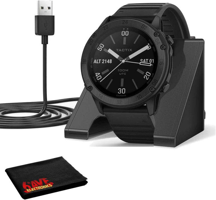 Garmin tactix Delta, Premium GPS Smartwatch with Specialized Tactical Features, Designed to Meet Military Standards with Charging Stand