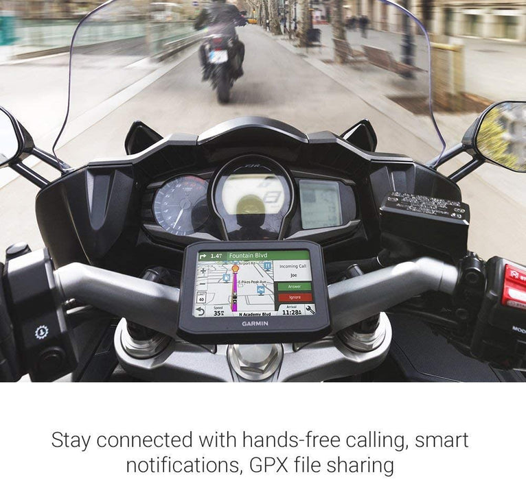 Garmin Zumo 396 LMT-S, Motorcycle GPS with RAM-B-367U Motorcycle Handlebar Clamp Mount 010-02019-00
