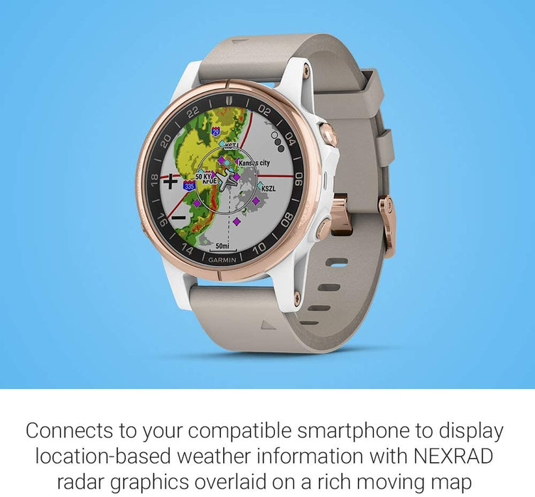 Garmin D2 Delta, GPS Pilot Watch, Includes Smartwatch Features, Heart Rate and Music