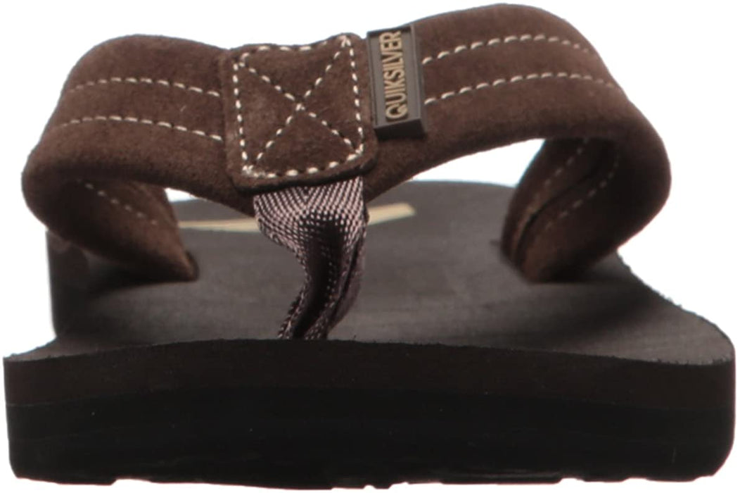 Quiksilver Kids' Carver Suede Youth Flip-Flop Sandal