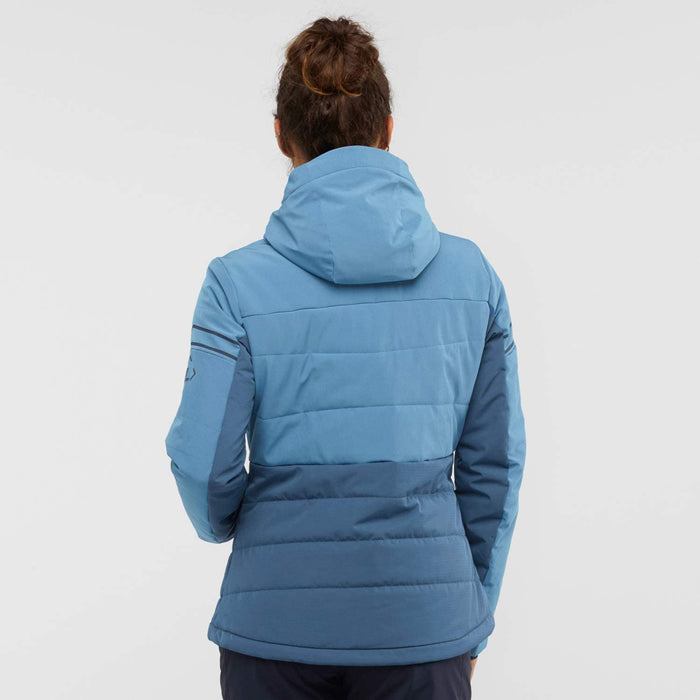 Salomon Edge Women's Ski Jacket, Icy Morn/Heather