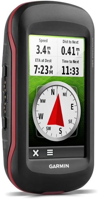 Garmin Montana 680t, Touchscreen Hiking Handheld, GPS/GLONASS and Preloaded TOPO Maps