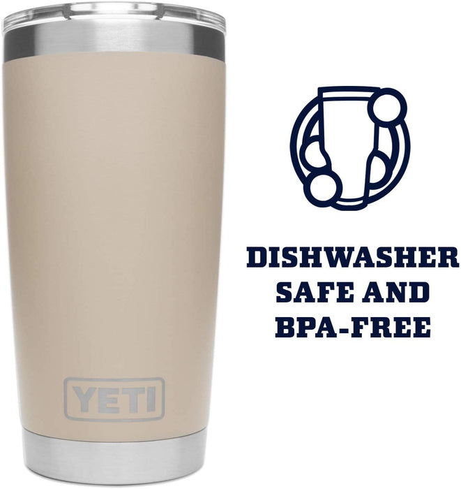 YETI Rambler 20 oz Tumbler, Stainless Steel