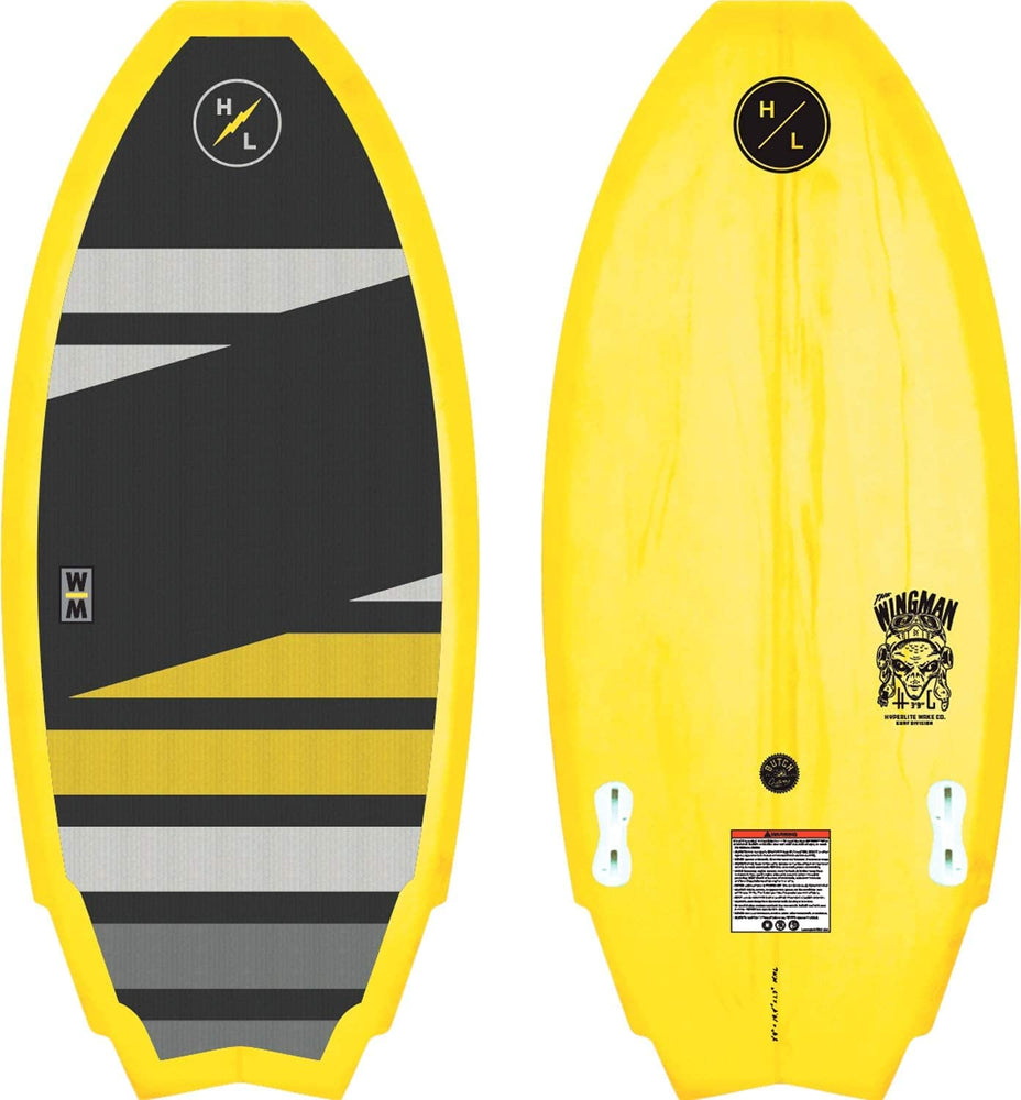 Hyperlite Wingman Jr. Kids Wakesurfer Yellow/Black 3Ft 9in