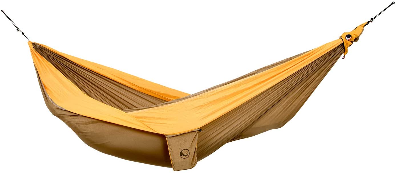 Ticket to the Moon Fair Trade & Handmade 1-2 Person King Size Lightweight Hammock for Traveling, Camping and Everyday Use, XXL, only 700g, Parachute-Silk, Set-Up < 1 min.