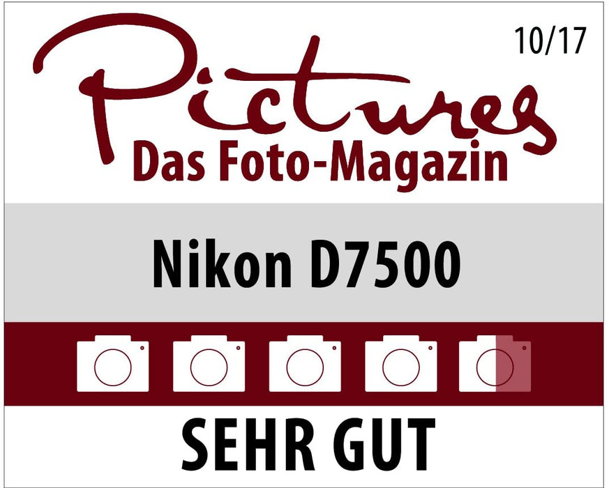 Nikon D7500 Digital DSLR Camera Body - Black