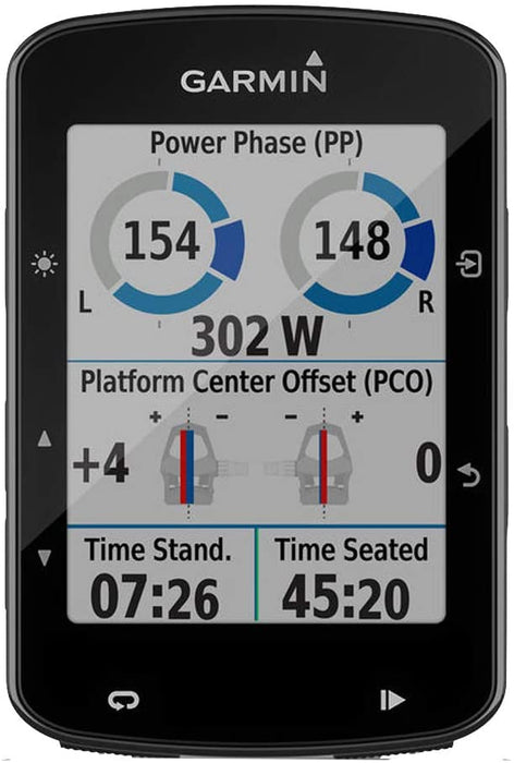 Garmin Edge 520 Plus Cycling GPS/GLONASS (010-02083-00) with Bike Mount Edge, Bike Frame Cell Phone Mount, Tempered Glass Screen Protector & 1 Year Extended Warranty