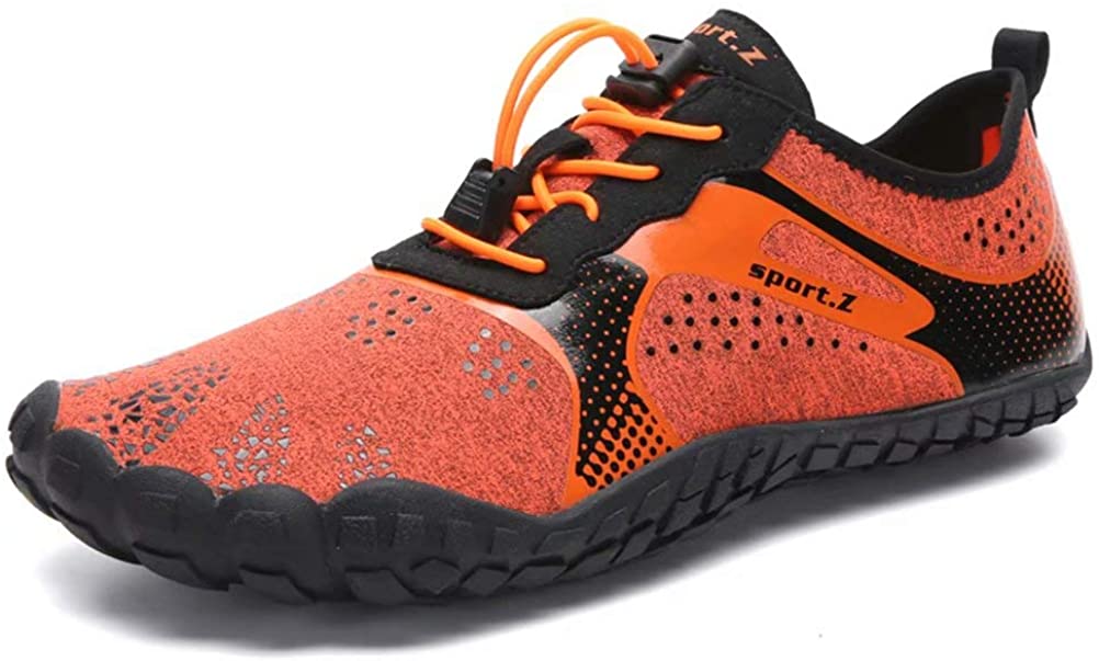 Mens Water Shoes Quick Dry Beach Swim Shoes Barefoot Pool Aqua Socks Shoes for Surf Diving Outdoor Hiking Walking Water Sport