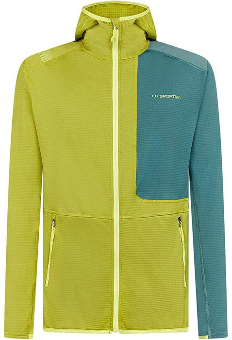 La Sportiva Upendo Hooded Fleece Jacket - Men's Kiwi/Pine, XL