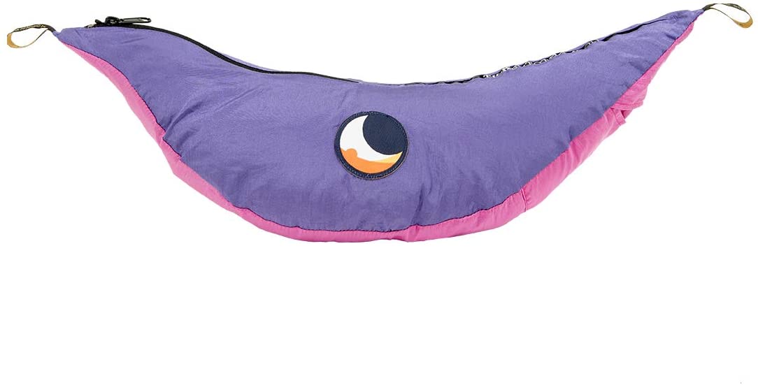 Ticket to the Moon Fair Trade & Handmade 1-2 Person King Size Lightweight Hammock for Traveling, Camping and Everyday Use, XXL, only 700g, Parachute-Silk, Set-Up < 1 min.