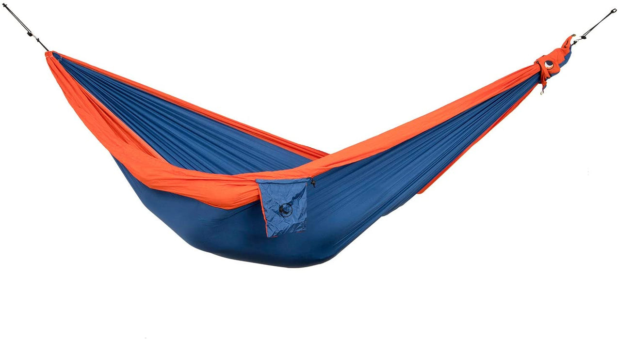 Ticket to the Moon Fair Trade & Handmade 1-2 Person King Size Lightweight Hammock for Traveling, Camping and Everyday Use, XXL, only 700g, Parachute-Silk, Set-Up < 1 min.