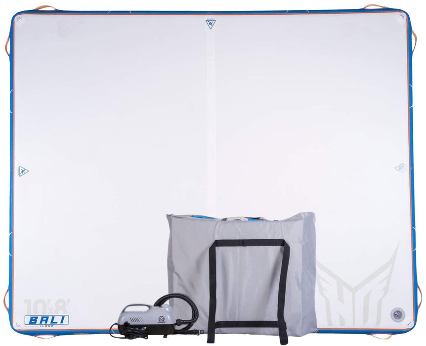HO Sports Bali iLand 10' x 8' Inflatable Float for Lake or River