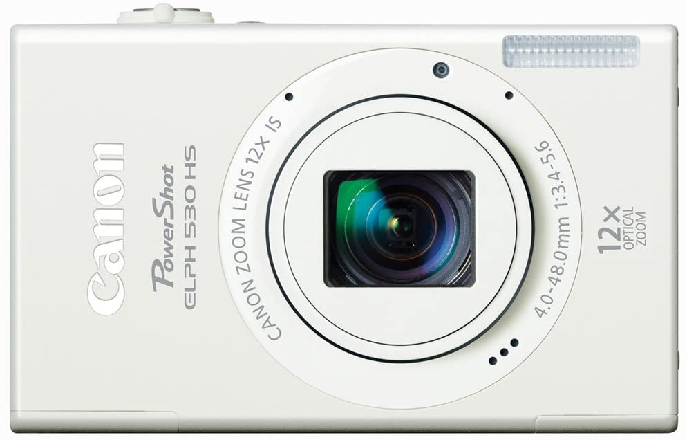 Canon PowerShot ELPH 530 HS 10.1 MP Wi-Fi Enabled CMOS Digital Camera with 12x Optical Image Stabilized Zoom 28mm Wide-Angle Lens with 1080p Full HD Video and 3.2-Inch Touch Panel LCD (Black) (Discontinued by Manufacturer)