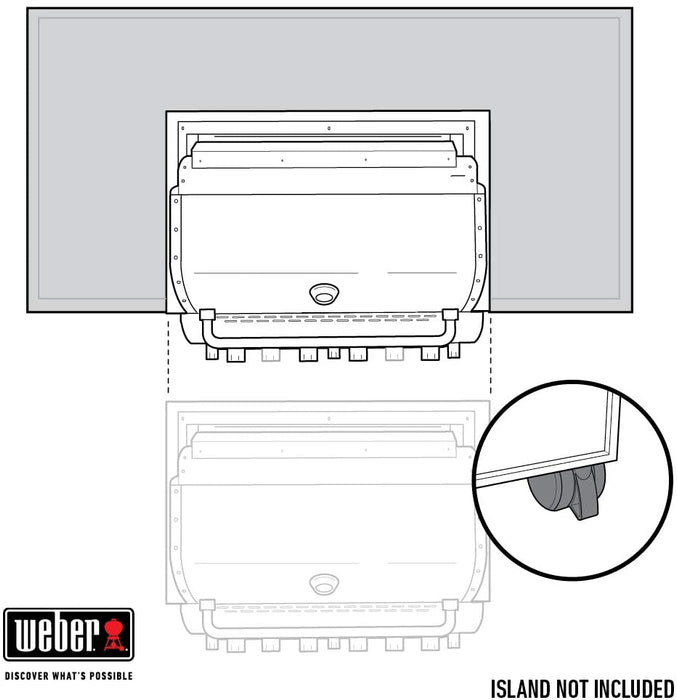 Weber Summit S-460 Built-In Liquid Propane in Stainless Steel Grill