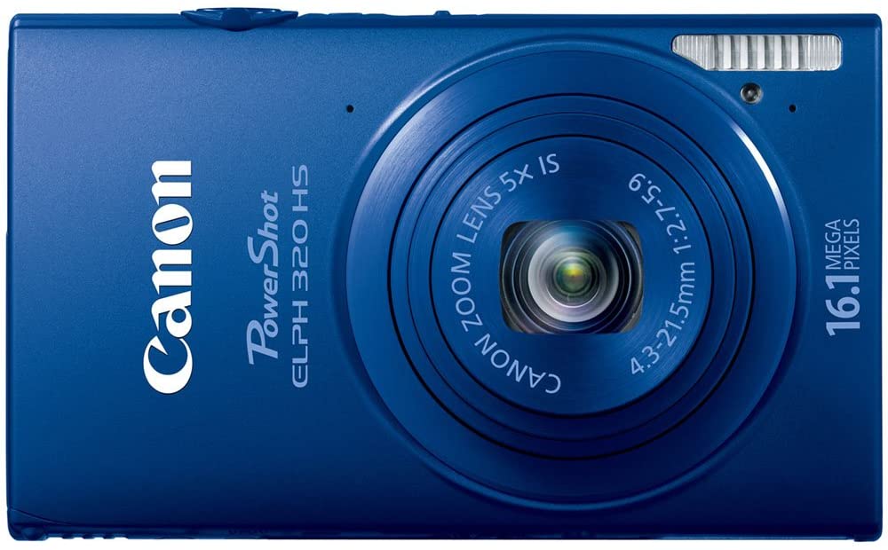Canon PowerShot ELPH 320 HS 16.1 MP Wi-Fi Enabled CMOS Digital Camera with 5x Zoom 24mm Wide-Angle Lens with 1080p Full HD Video and 3.2-Inch Touch Panel LCD (Black)