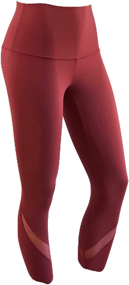 Lululemon Wunder Under HR Crop 23" Scallop - CHIA (Chianti)