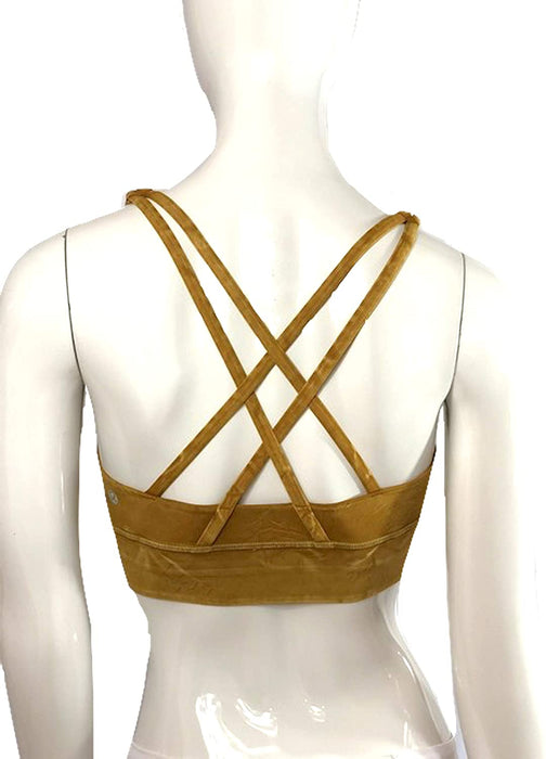 Lululemon Energy Bra Long LINE NULUX WASH - ICWO (Ice Wash Spiced Bronze)