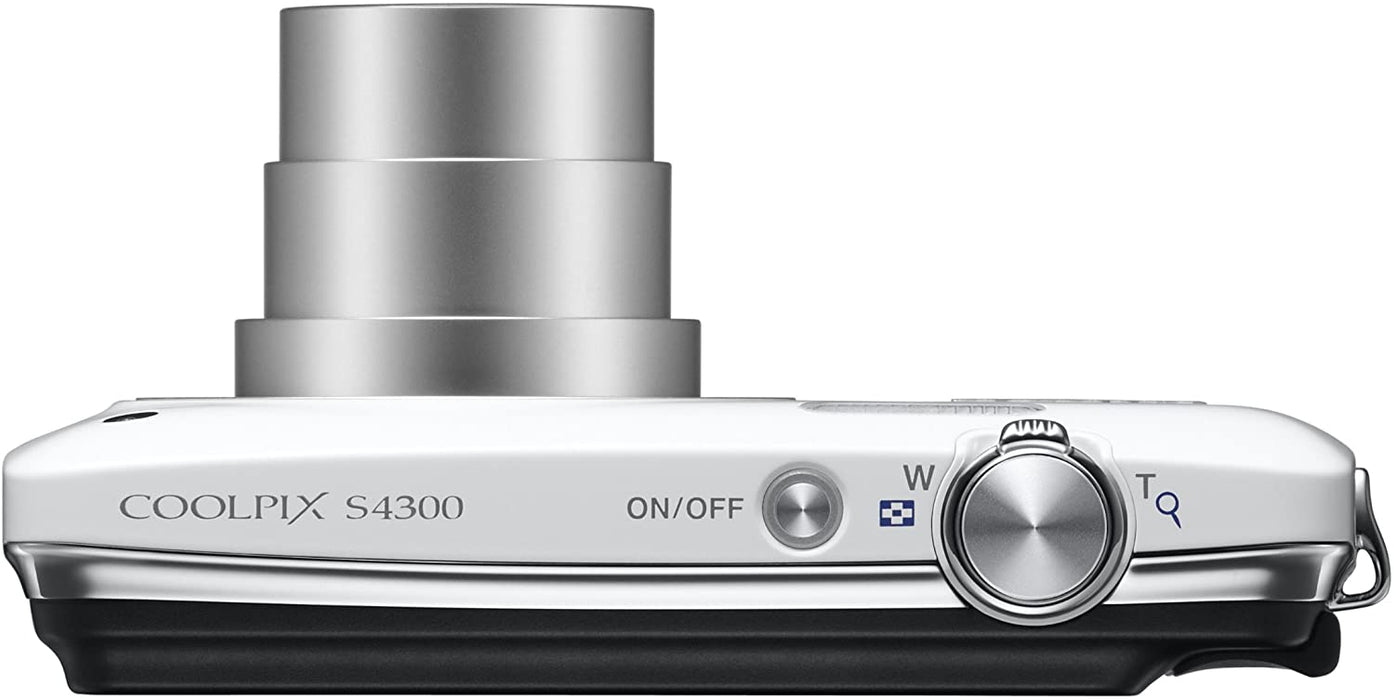 Nikon COOLPIX S4300 16 MP Digital Camera with 6x Zoom NIKKOR Glass Lens and 3-inch Touchscreen LCD (Plum)