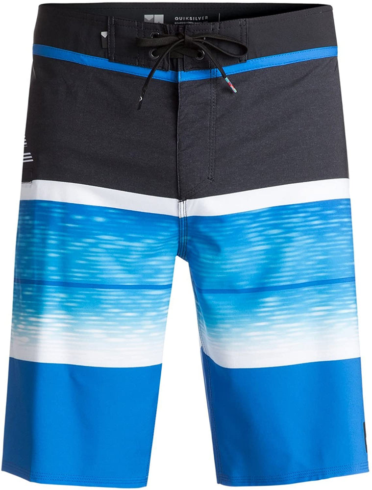 Quiksilver Men's Everyday Blocked Vee 20 Inch Boardshort Swim Trunk, Electric Blue, 40