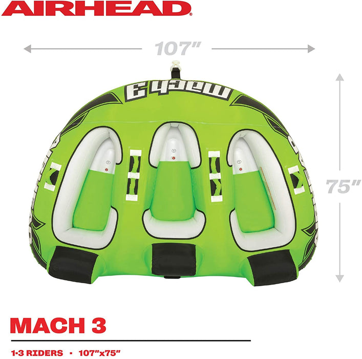 Airhead Mach | Towable Tube for Boating - 1, 2