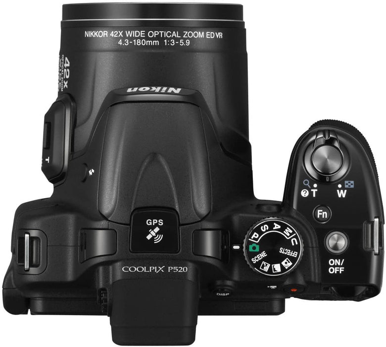 Nikon Digital Camera COOLPIX P520 BK Black P520BK