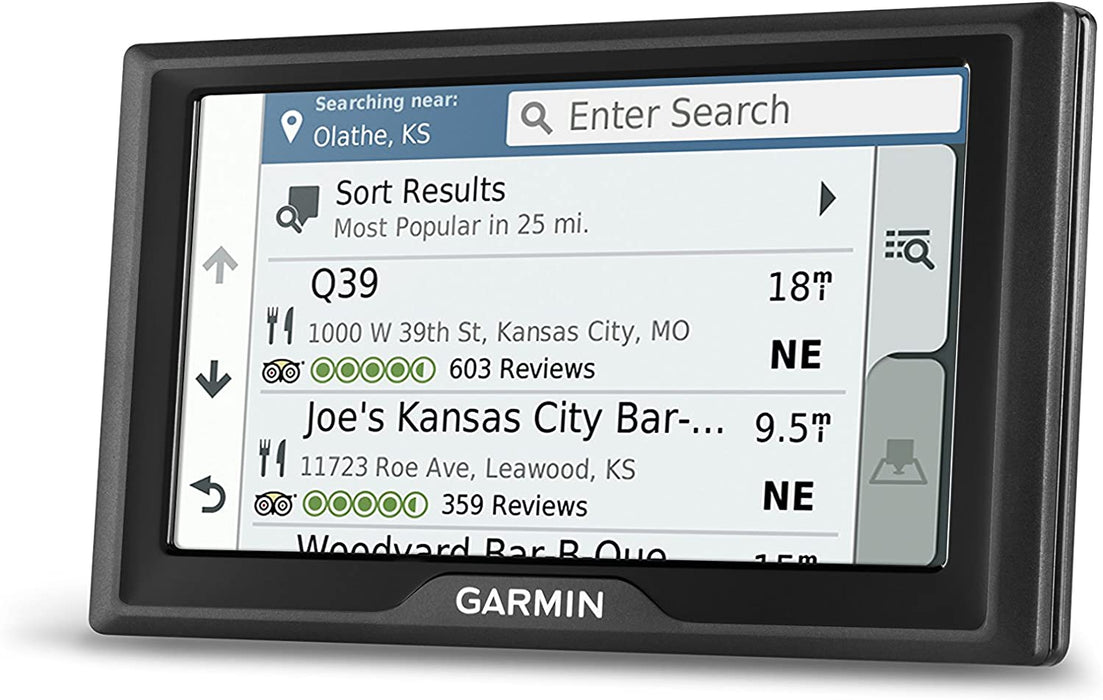 Garmin Drive 51 USA+CAN LM GPS Navigator System with Lifetime Maps, Spoken Turn-By-Turn Directions, Direct Access, Driver Alerts