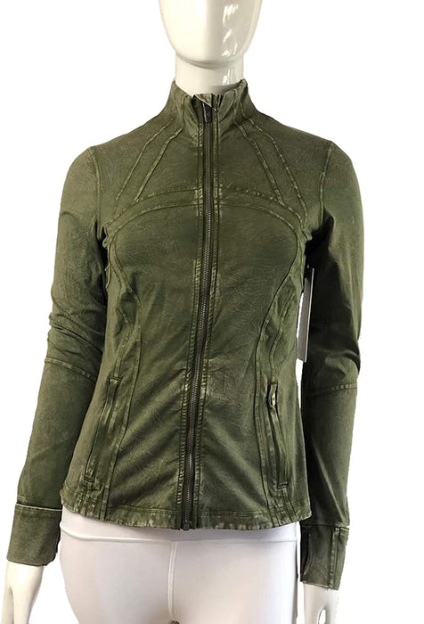 LULULEMON DEFINE JACKET NULUX WASH - ICWG (Ice Wash Moss Green)