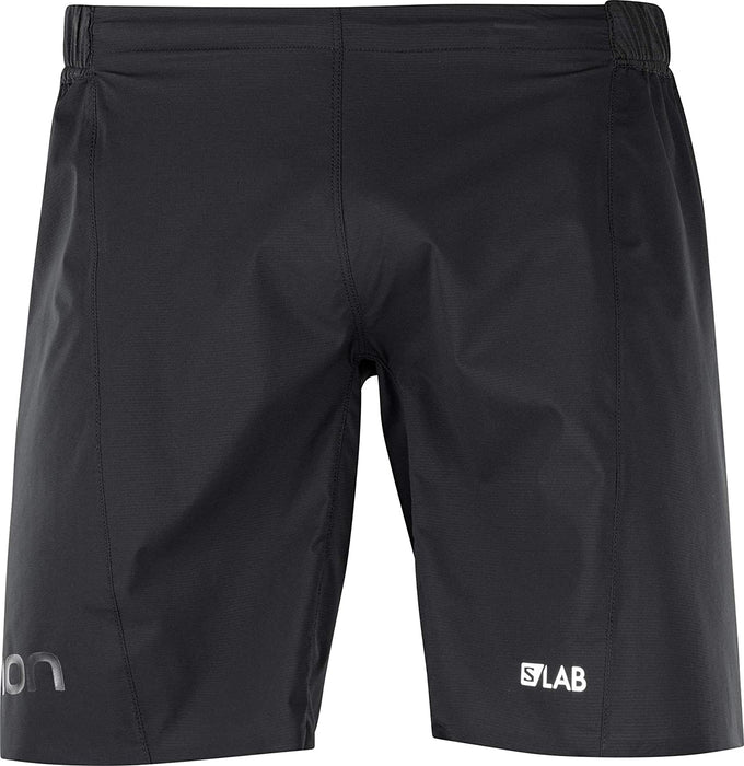 Salomon Men's S/Lab Protect Running Compression Shorts, Black, X-Large