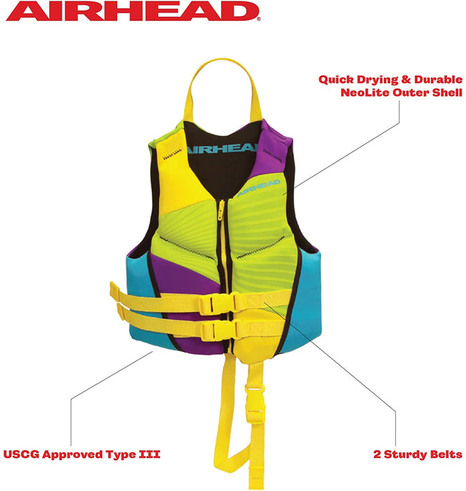 Airhead Infant's Gnar Kwik-Dry NeoLite Flex Life Vest